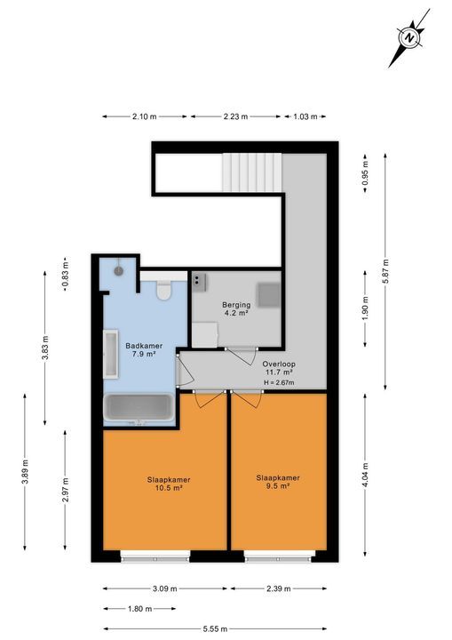 Prinses Beatrixlaan 569, Voorburg floorplan-2