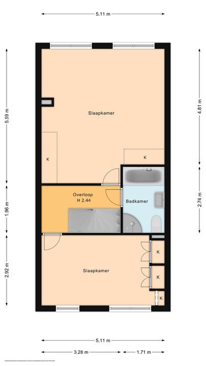 Kerkstraat 43, Voorburg floorplan-1