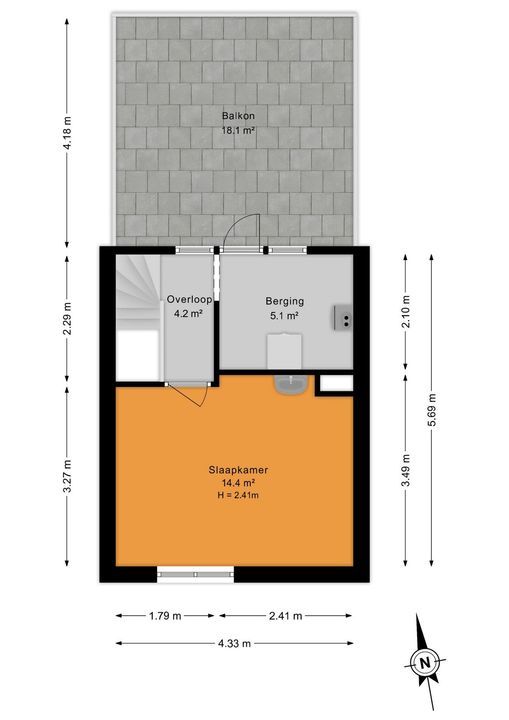 Jan van Riebeekstraat 3, Den Haag floorplan-2