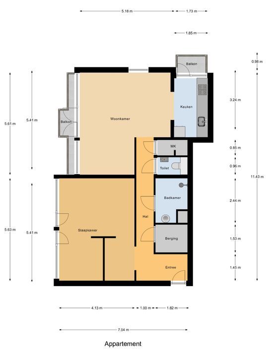 Roggekamp 297, Den Haag floorplan-0