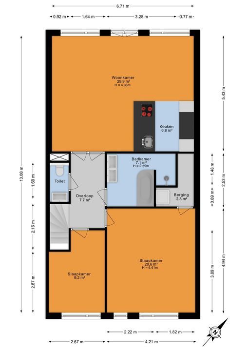 Galop 13, Nootdorp floorplan-1