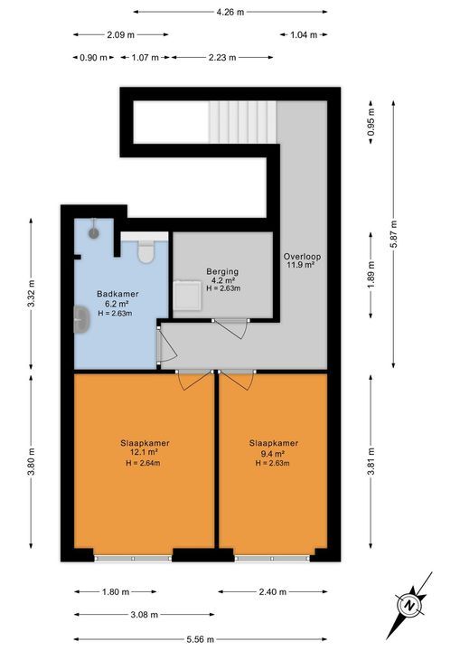 Prinses Beatrixlaan 577, Voorburg floorplan-2