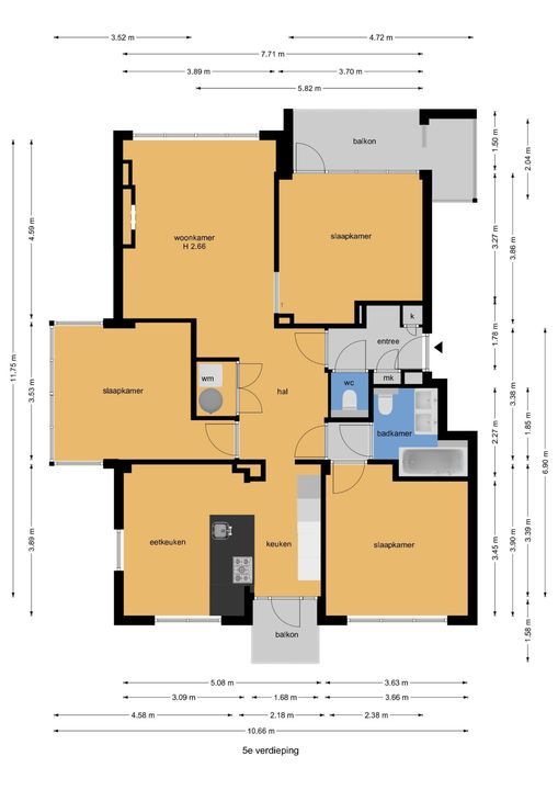 Van Alkemadelaan 892, Den Haag floorplan-0