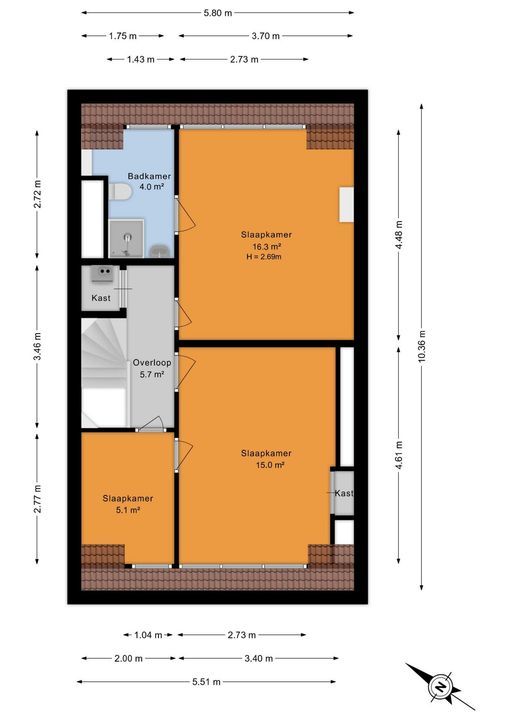 Laan van Nieuw Oosteinde 271, Voorburg floorplan-9