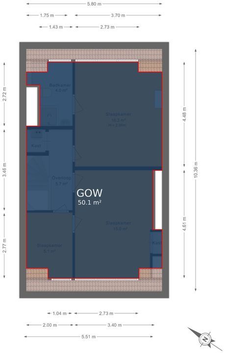 Laan van Nieuw Oosteinde 271, Voorburg floorplan-10