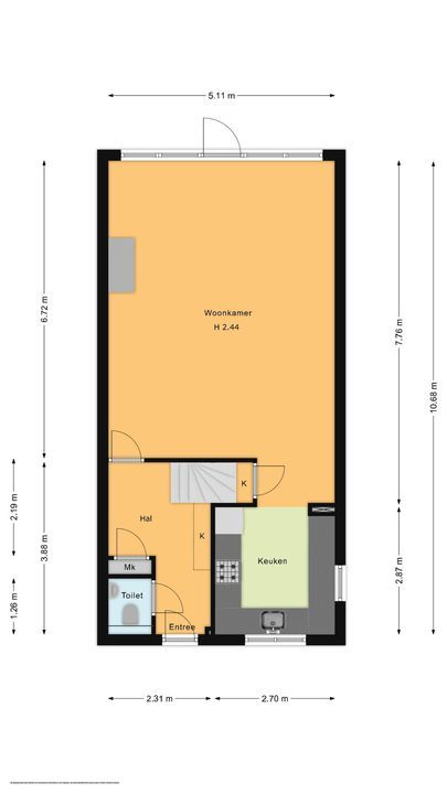 Kerkstraat 43, Voorburg floorplan-0