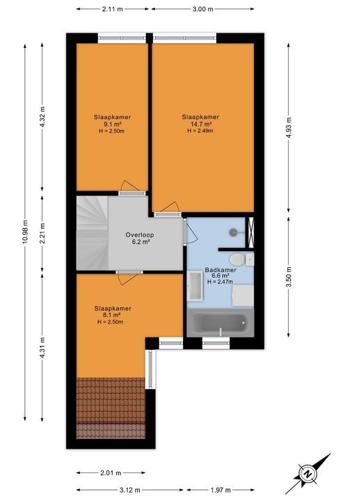 Pelikaanhof 58, Leidschendam floorplan-1