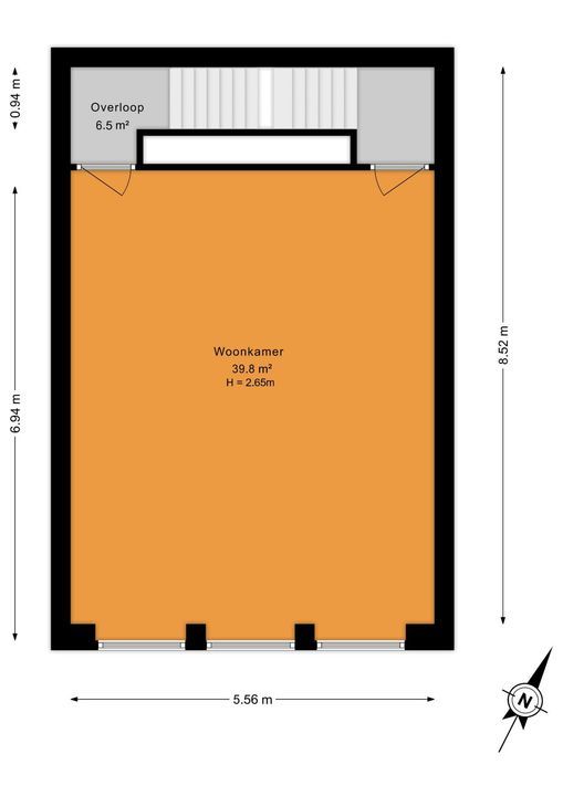 Prinses Beatrixlaan 577, Voorburg floorplan-1