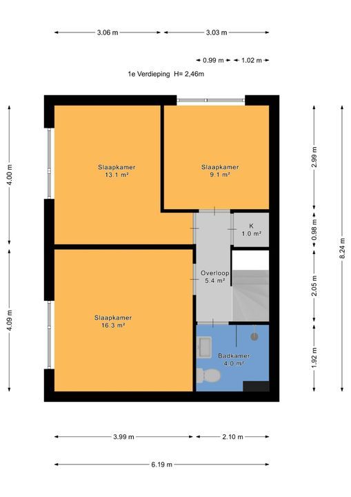 Rozentuin 94, Voorburg floorplan-2