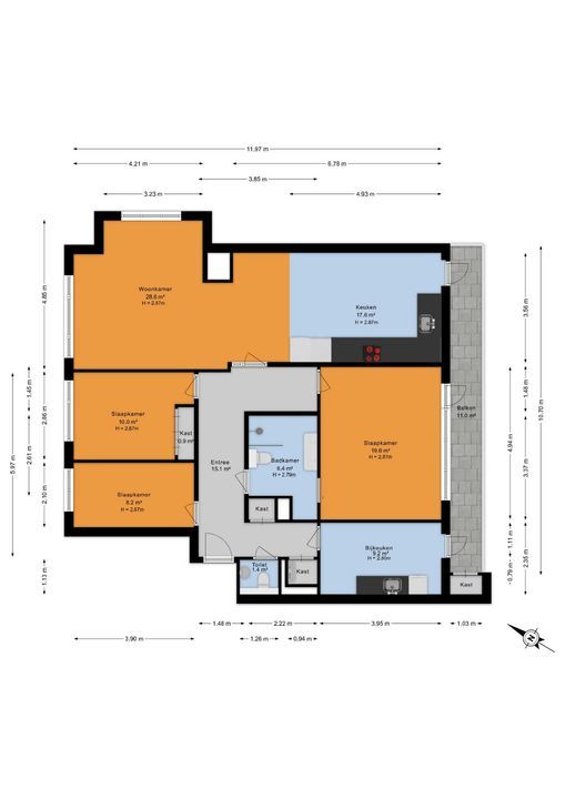 Van Kijfhoeklaan 11, Den Haag floorplan-0