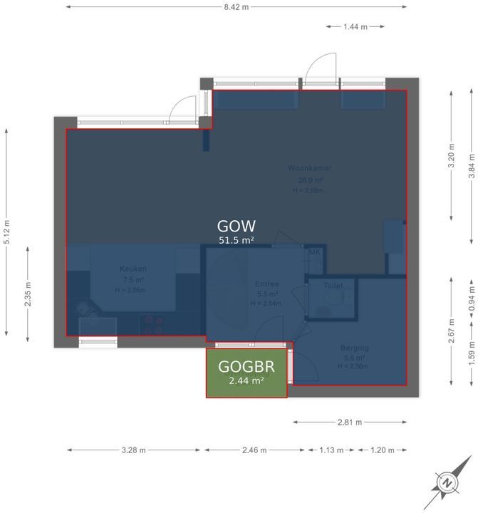 Hendrik van Boeijenlaan 44, Voorburg floorplan-1