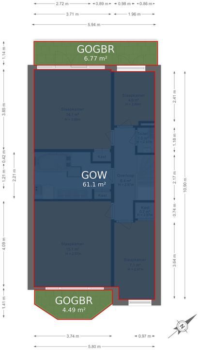 Nassaukade 18, Rijswijk floorplan-5