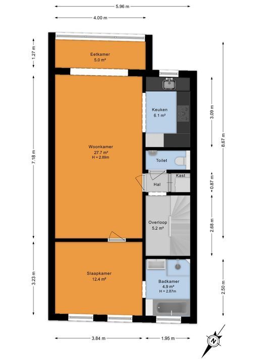 Prins Hendrikstraat 108, Den Haag floorplan-1
