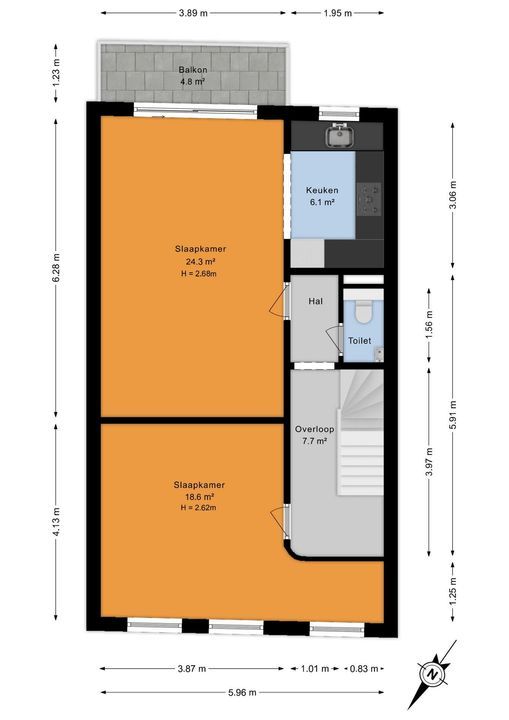 Prins Hendrikstraat 108, Den Haag floorplan-2