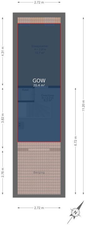Langeland 12, Den Haag floorplan-6