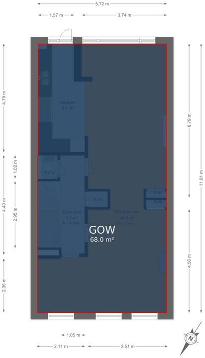 Kerkstraat 48, Den Haag floorplan-5