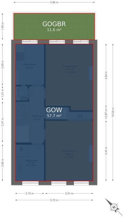 Kerkstraat 48, Den Haag floorplan-7