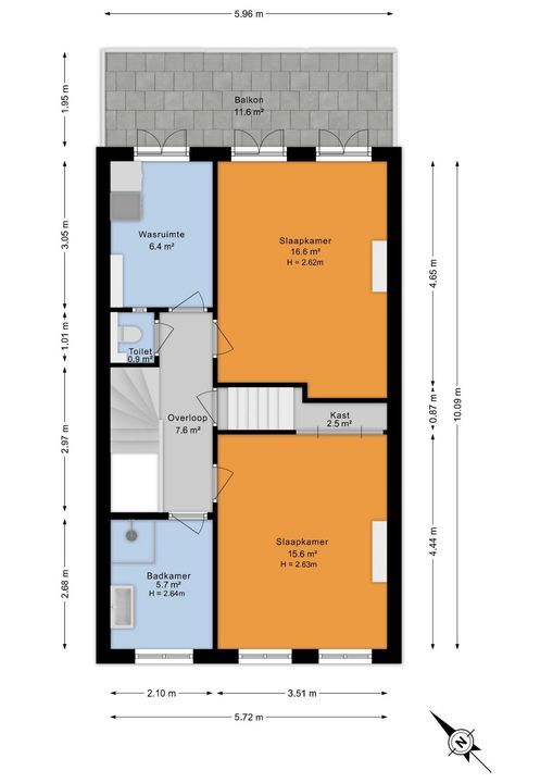 Kerkstraat 48, Den Haag floorplan-6