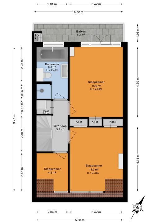 Tomatenstraat 101, Den Haag floorplan-2