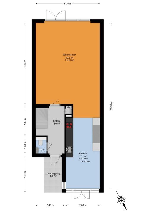 Forelvijver 4, Den Haag floorplan-1