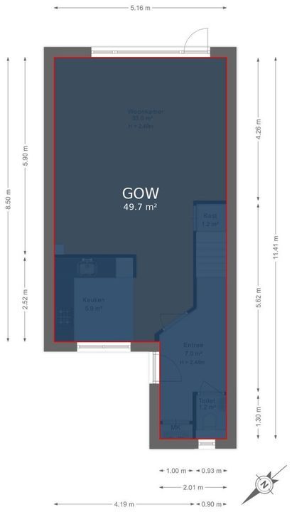 Pelikaanhof 85, Leidschendam floorplan-1