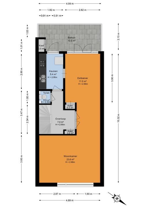 Jacob Catsstraat 25, Voorburg floorplan-1