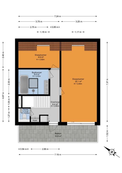 van der Marckstraat 41, Voorburg floorplan-2
