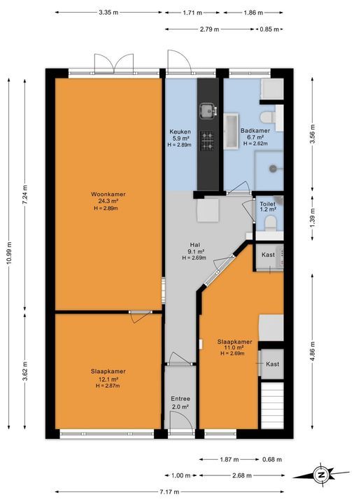 Stuyvesantstraat 127, Den Haag floorplan-7