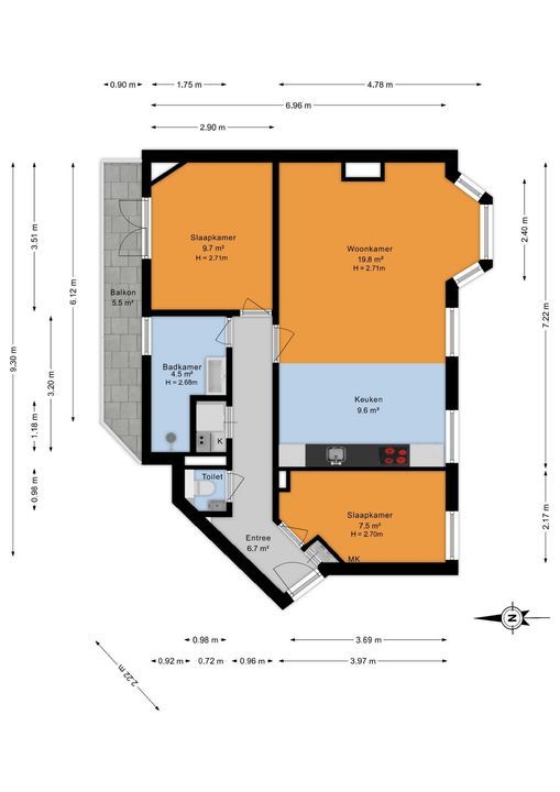 van Halewijnlaan 282, Voorburg floorplan-0