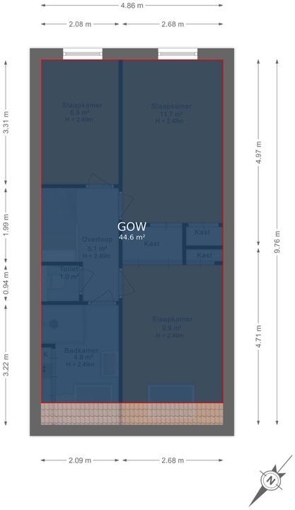 Fonteynenburghlaan 28, Voorburg floorplan-5