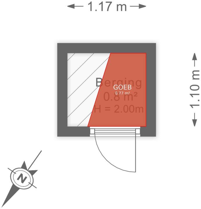 Theresiastraat 117 B, Den Haag floorplan-1