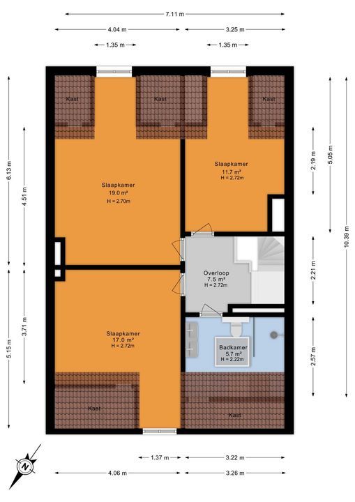 Theresiastraat 117 B, Den Haag floorplan-4