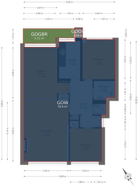 Smaragdhorst 43, Den Haag floorplan-1