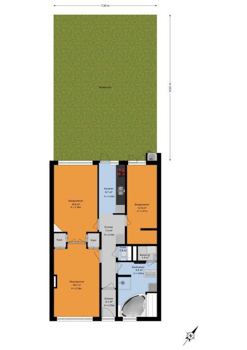 Theresiastraat 420, Den Haag floorplan-0