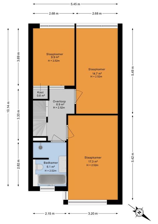 Dodaarsoever 14, Den Haag floorplan-1