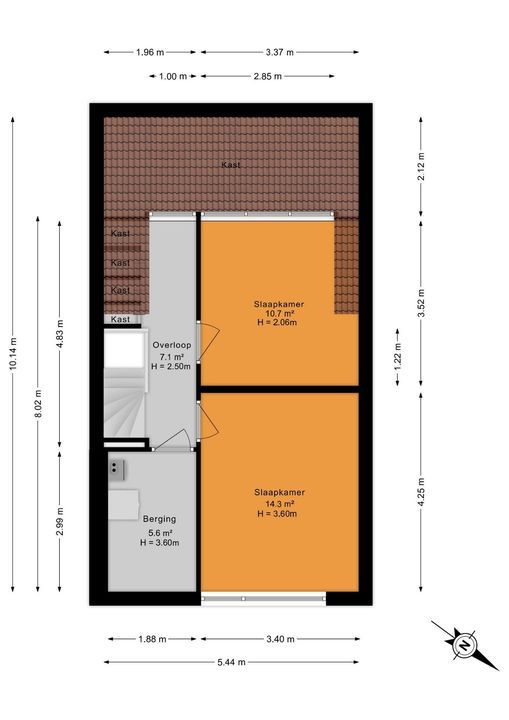 Dodaarsoever 14, Den Haag floorplan-2