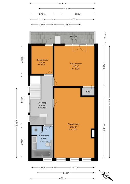 Park Vronesteyn 22, Voorburg floorplan-3