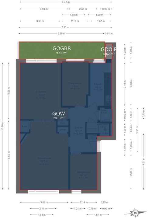 Prins Bernhardlaan 115, Voorburg floorplan-2