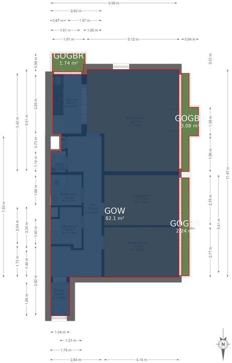 Roggekamp 515, Den Haag floorplan-0