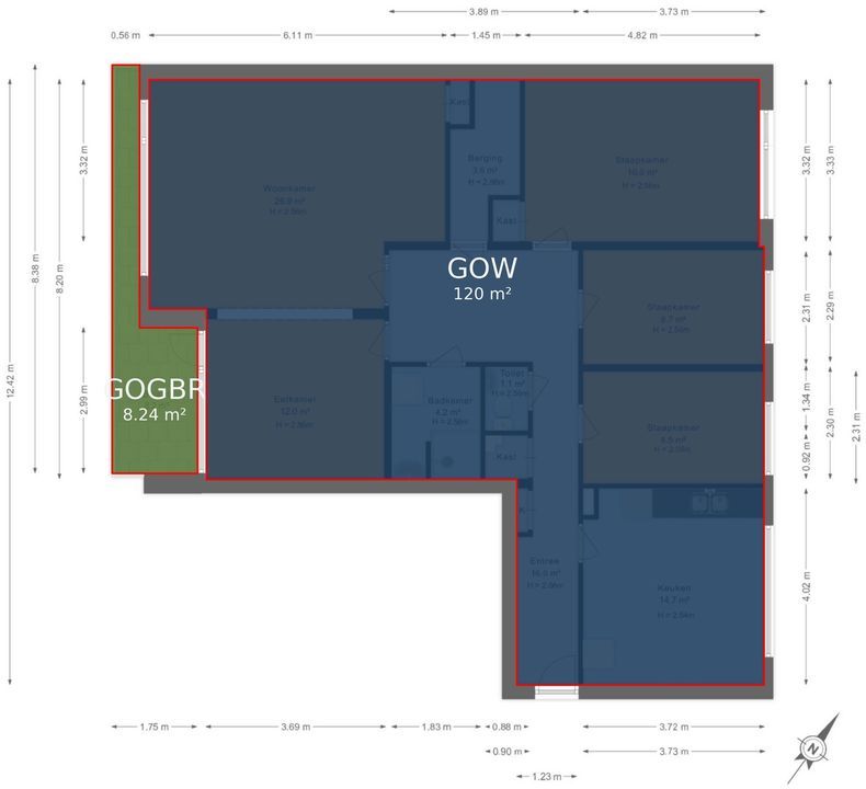 Monseigneur van Steelaan 65, Voorburg floorplan-5