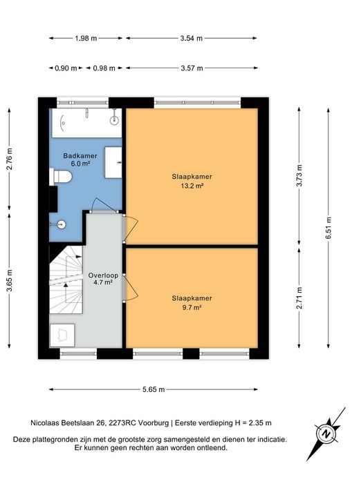 Nicolaas Beetslaan 26, Voorburg floorplan-1