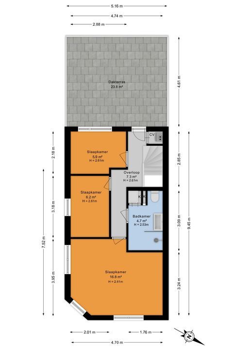 Leliestraat 1, Rijswijk floorplan-0