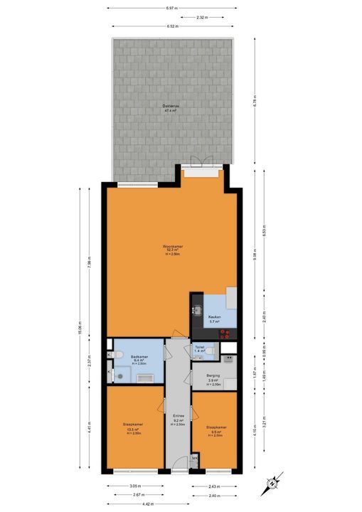 Huis te Landelaan 424 F104, Rijswijk floorplan-0