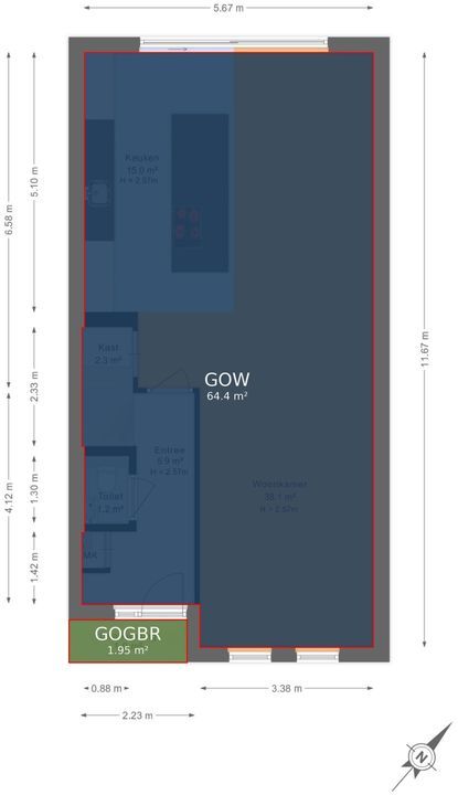 Oude Polderweg 7, Den Haag floorplan-8