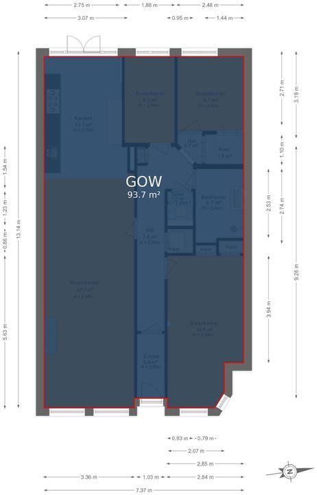 Stuyvesantstraat 214, Den Haag floorplan-1