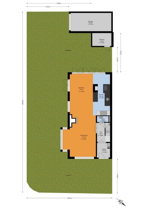 Prinses Irenelaan 1, Voorburg floorplan-0