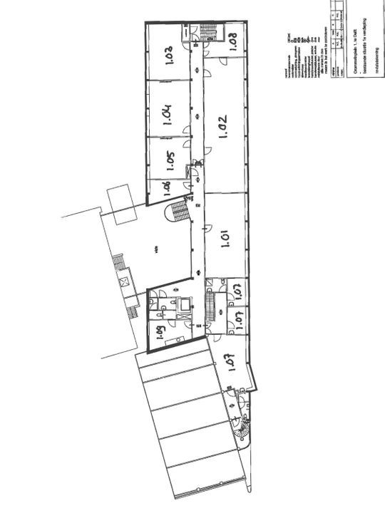 Crommelinplein 1, Delft plattegrond-0