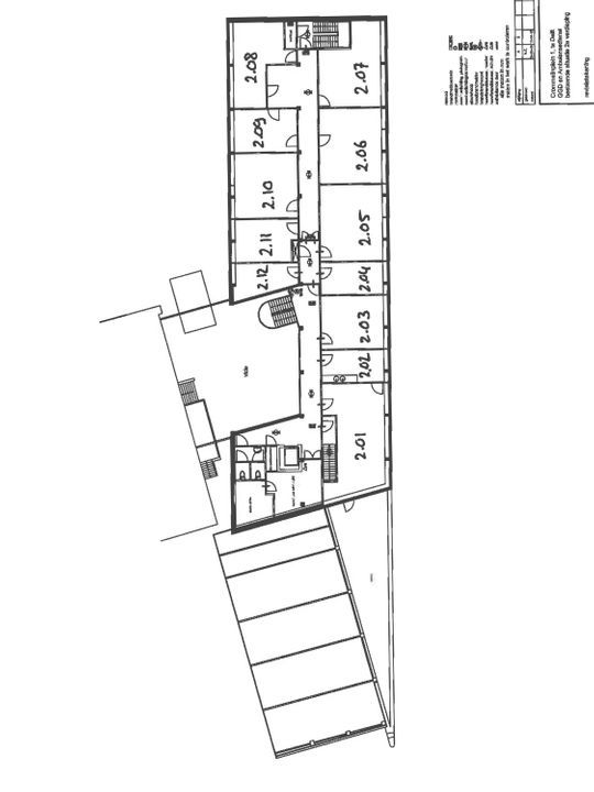 Crommelinplein 1, Delft plattegrond-1