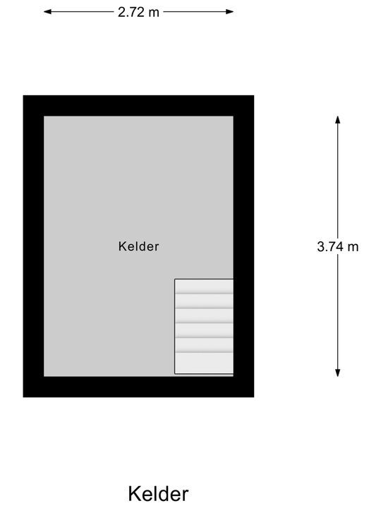 Achterom 94, Delft plattegrond-2