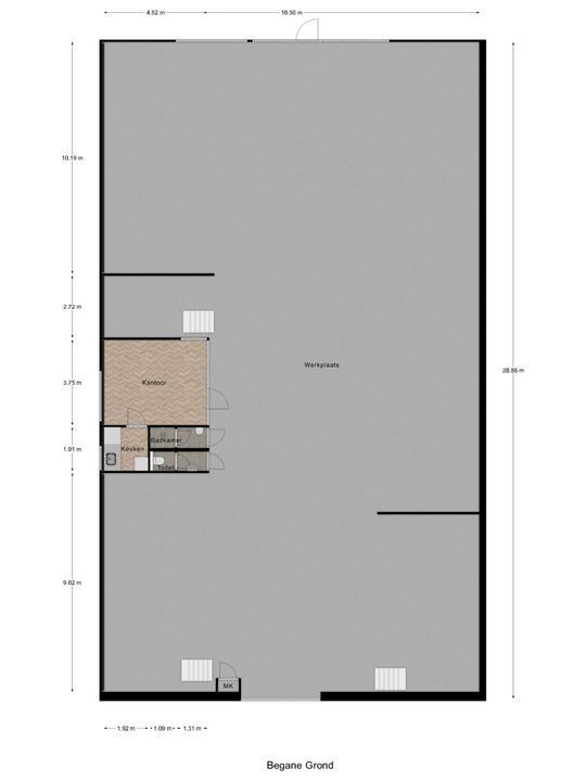 Rotterdamseweg 410 D, Delft plattegrond-0